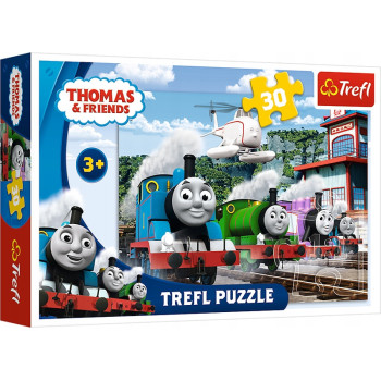 Puzzle Tomek i przyjaciele 30 el. trefl dla dzieci powyżej 3 lat