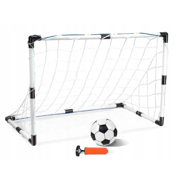Bramka piłkarska treningowa, składana z piłką i pompką zestaw