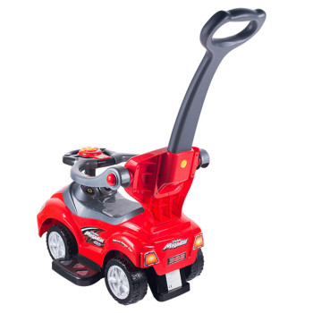 Jeździdełko dla dziecka MEGA CARS DELUXE 3w1 z pchaczem Czerwone