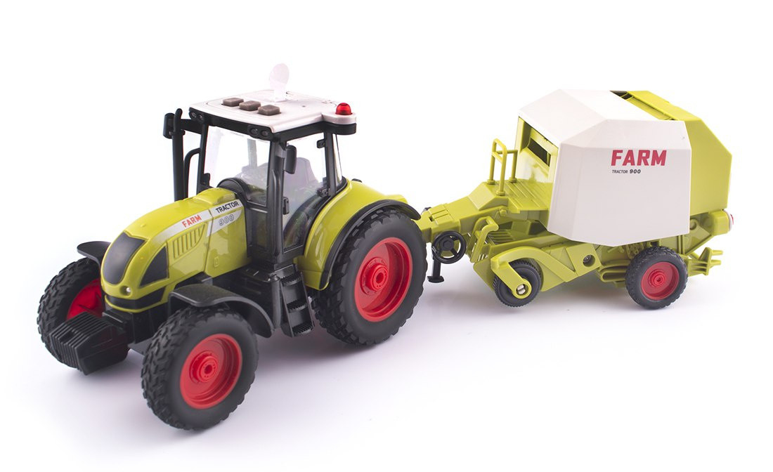 Traktor z belownicą ciągnik