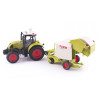 TRAKTOR Z PRZYCZEPĄ DO BALOWANIA SIANA, ŚWIATŁO I DŹWIĘK, Ruchome elementy