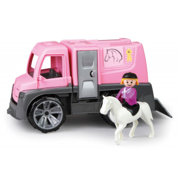 Samochód dla konia rożowy dla dziewczynki LENA truxx aż 27 cm w kolorowym pudełku
