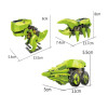 Robot dinozaur 3w1 na baterie solarne - do samodzielnego złożenia