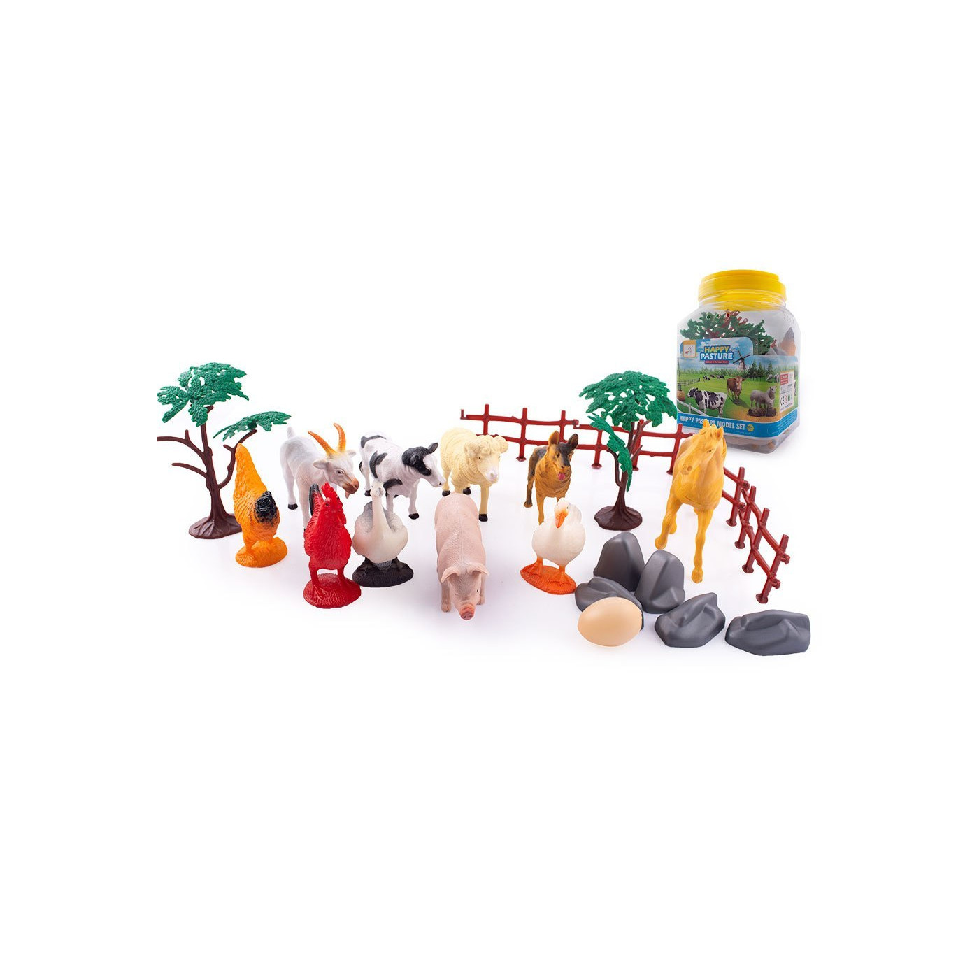 Zestaw farma domowe zwierzątka duży zestaw