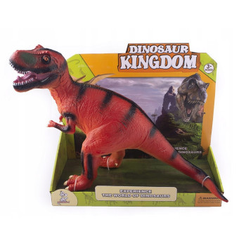 Dinozaur miękka figurka z dźwiękiem duży gumowy T-REX