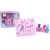 Zestaw piękności dla dziewczynek - duża paletka z jednorożcem - cienie, błyszczyki i lakiery