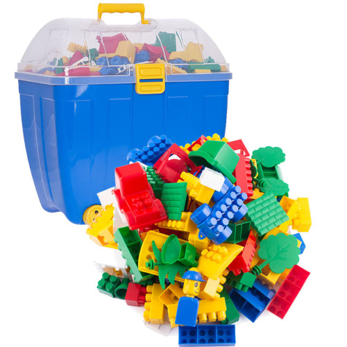 KLOCKI W KUFERKU HEMAR K2 - 280 elementów Duży kuferek - produkt polski