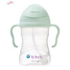 B.Box Innowacyjny Bidon z obciążoną słomką 240 ml dla dzieci, BBOX - Gelato Pistachio