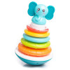 Muzyczna wieża kolorów dla malucha, piramidka z dźwiękami, edukacyjna zabawka 6m+