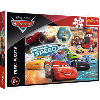 Trefl Puzzle 260 el. | Gala zwyciezców - puzzle dla dzieci z motywem bajkowym CARS