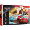 Trefl Puzzle 30 el. | Zwycięska drużyna, puzzle z motywem bajki Cars