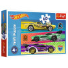 Puzzle 60 el. z samochodami wyścigowymi hot wheels dla 4 latka