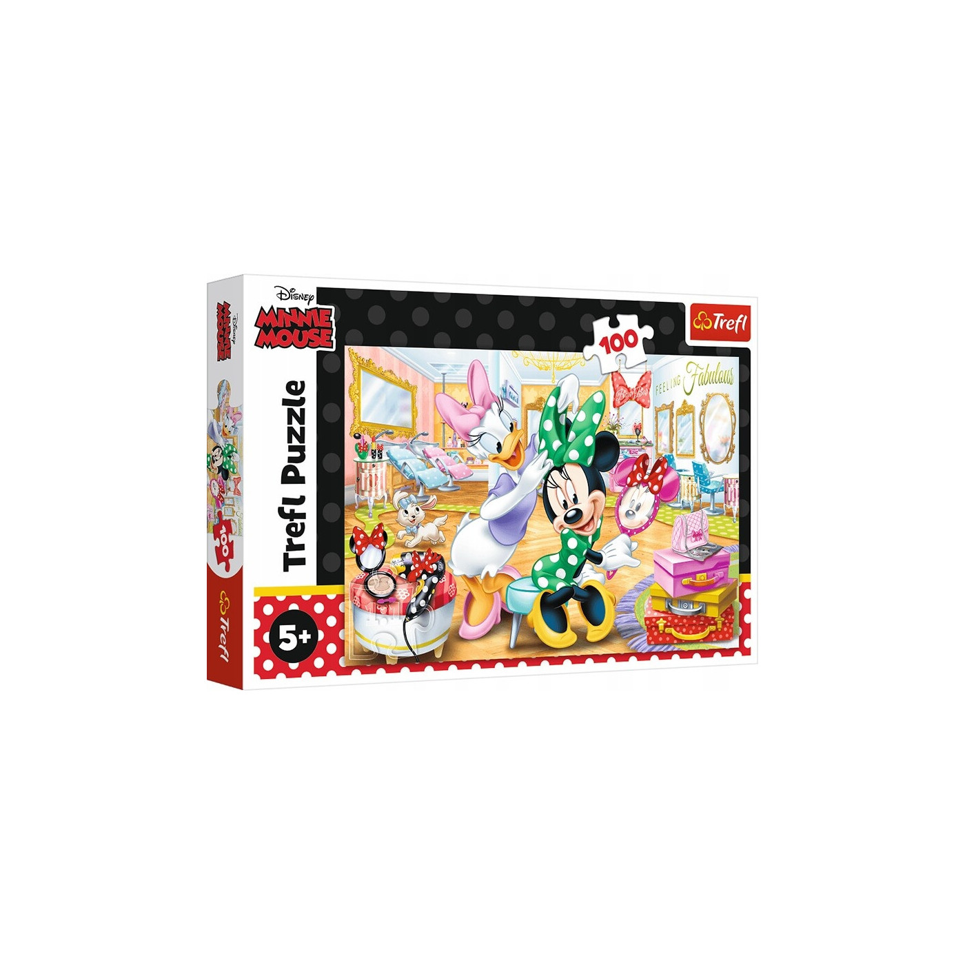Trefl Puzzle 100 el. Minnie w salonie kosmetycznym Minnie Mouse