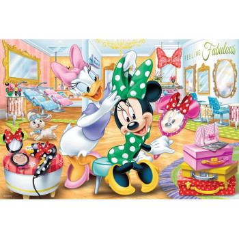Trefl Puzzle 100 el. | Minnie w salonie kosmetycznym Minnie Mouse