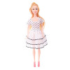 Lalka modelka w modnej sukience - duży zestaw z ubrankami i akcesoriami do stylizacji