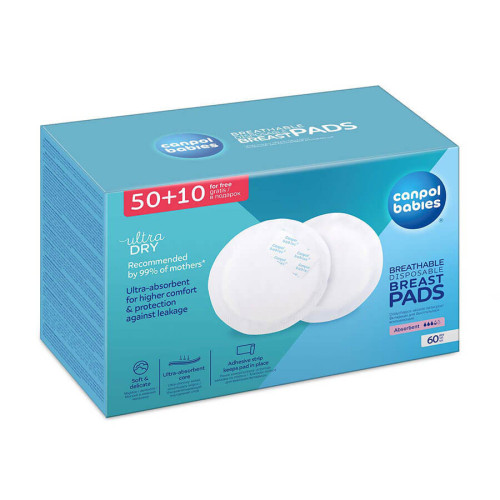Canpol babies wkładki laktacyjne dla mamy do karmienia 60 szt.