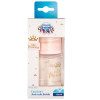 Canpol babies butelka szeroka antykolkowa 120ml PP EasyStart ROYAL BABY różowa