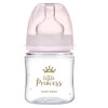 Canpol babies butelka szeroka antykolkowa 120ml PP EasyStart ROYAL BABY różowa