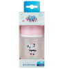 Canpol babies butelka szeroka antykolkowa 120ml PP EasyStart EXOTIC ANIMALS RÓŻOWA