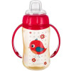Canpol babies kubek treningowy ustnik silikonowy 320ml CUTE ANIMALS czerwony