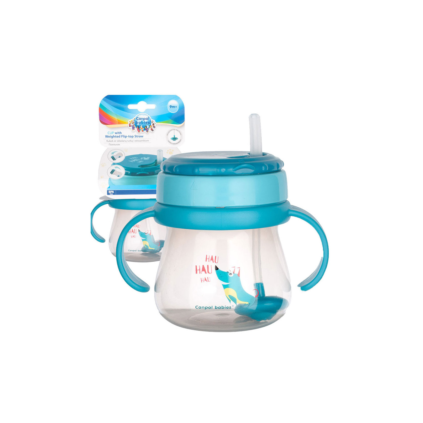 Canpol babies innowacyjny kubek ze składaną rurką silikonową 250ml