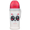 Canpol babies bidon niekapek z rurką silikonową 350ml HELLO LITTLE beżowy Panda