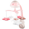 Canpol babies karuzela elektryczna z projektorem i pozytywką różowa