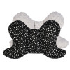 Poduszka antywstrząsowa MOTYLEK minky gwiazdki czarne