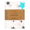 Pieluszka bambusowa 80x70 cm miękka otulacz Gwiazdki