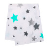 Pieluszka bambusowa 80x70 cm miękka otulacz Gwiazdki
