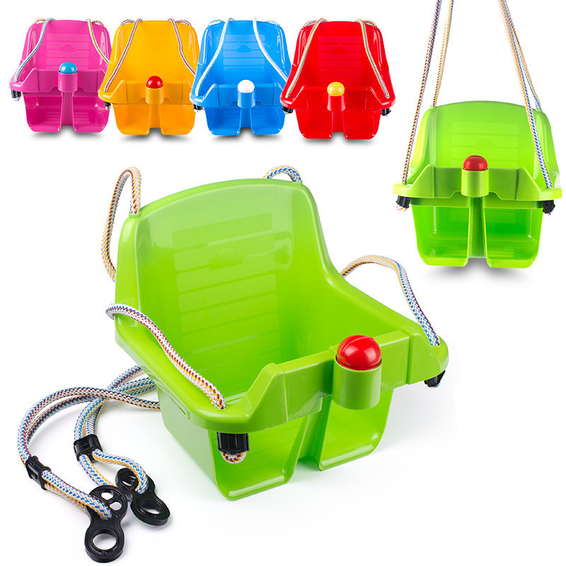 Huśtawka ogrodowa z piszczkiem dla dzieci