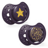 Smoczek uspokajający dla dziecka LOVI 3-6 m Stardust Violet 2 szt.