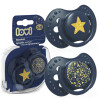 Smoczek uspokajający dla dziecka LOVI 3-6 m Stardust Blue 2 szt.