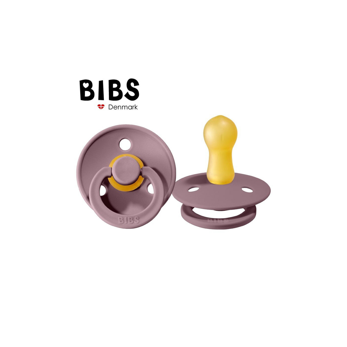 Smoczek uspokajający dla dziecka BIBS HEATHER S kauczuk Hevea 1szt.