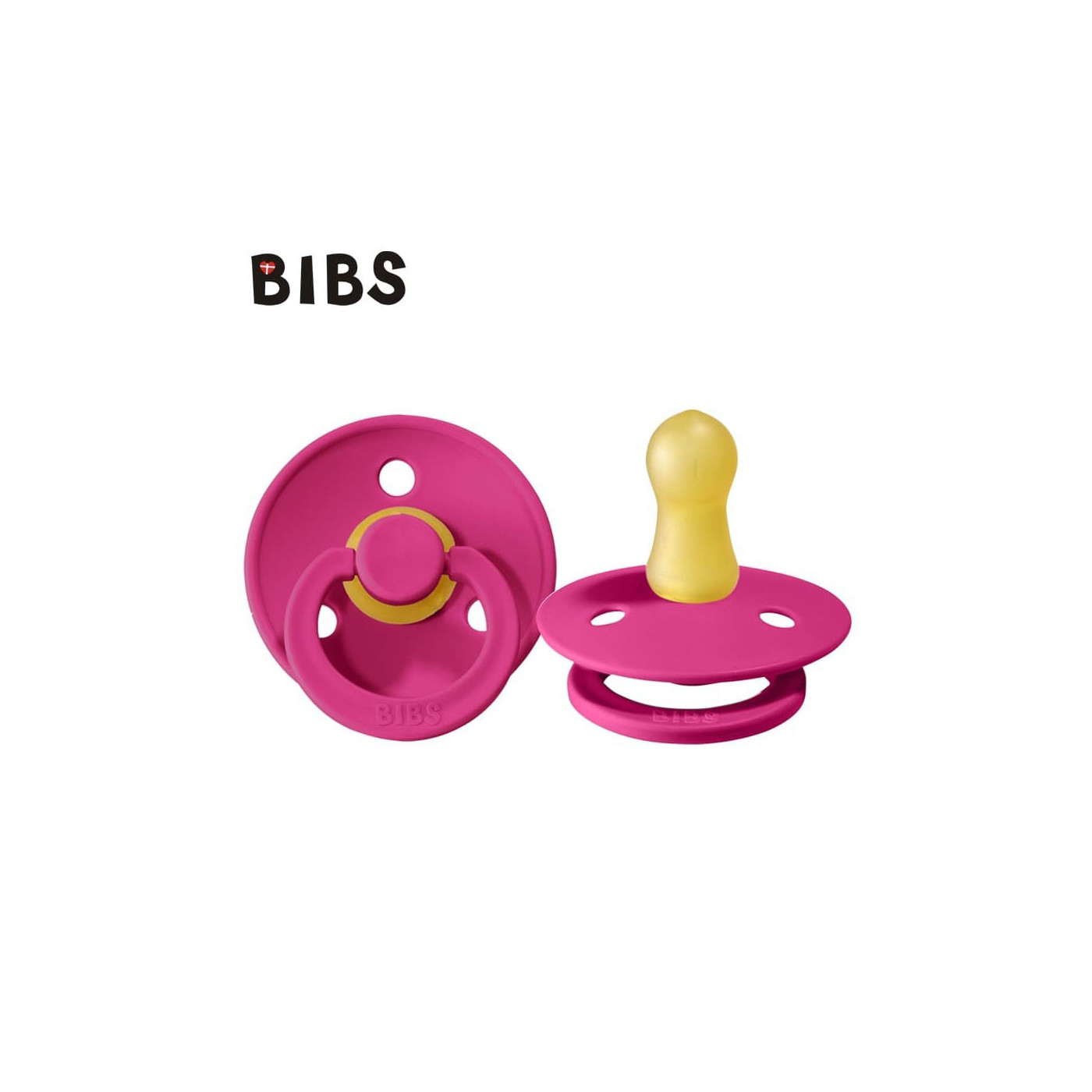 Smoczek uspokajający dla dziecka BIBS RASPBERRY S kauczuk Hevea 1szt.
