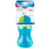 Canpol babies bidon z miękką, składaną rurką silikonową 370 ml NIEBIESKI