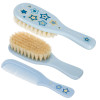 Canpol babies szczotka i grzebień do włosów z miękkim, naturalnym włosiem NEWBORN BABY niebieska