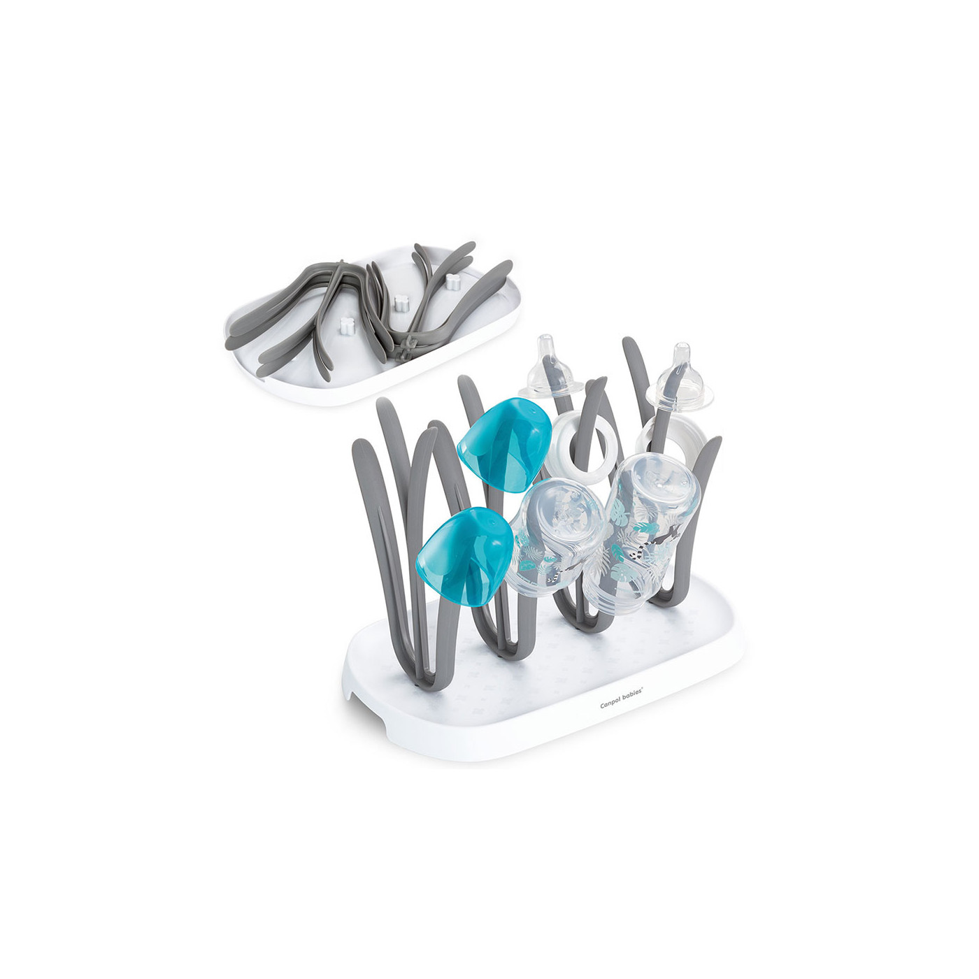 Suszarka, ociekacz do butelek i smoczków - akcesoriów dla niemowląt