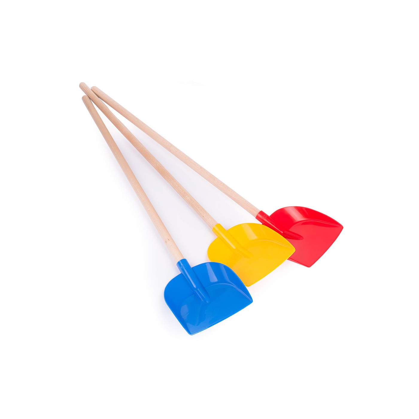Duża łopatka dla dziecka, łopata - zabawka do ogrodu i piaskownicy, drewniany uchwyt