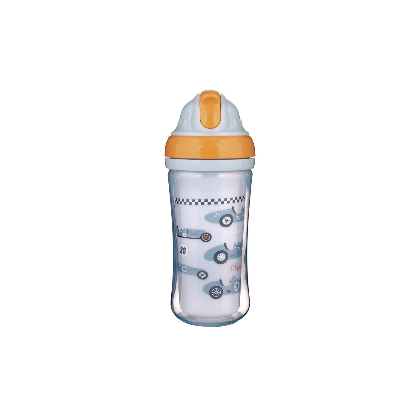 Canpol babies bidon ze składaną rurką silikonową 260ml Samochody