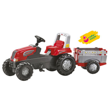 Traktor Rolly Junior z przyczepką - traktor dziecięcy - pojazd dla dziecka