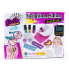 Mini salon kosmetyczny - Zabawka dla dziewczynek - Suszarka, lakiery, ozdoby na paznokcie
