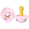Smoczek uspokajający dla dziecka BIBS 2-PACK LAVENDER & BABY PINK M kauczuk Hevea