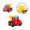 Zestaw pojazdów rolniczych, budowlanych 4 szt. Traktor z przyczepą, Betoniarka, Wywrotka, Koparka