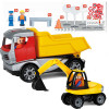 Zestaw pojazdów budowlanych LENA Truckies Wywrotka, Koparka 23 el.