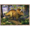 Puzzle dla czterolatka Trefl 4w1 z dinozaurami.
