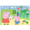 Trefl Puzzle 60 el. | Zabawy w gronie przyjaciół, puzzle z motywem bajki Świnka Peppa