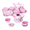 Zestaw do herbaty filiżanki metalowe dla dziewczynki zabawka