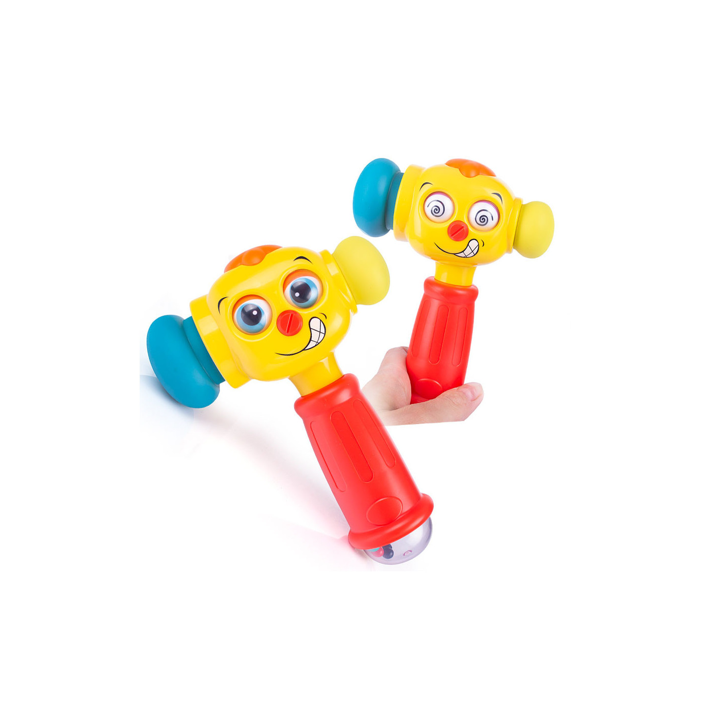 Wesoły młoteczek, zabawka interaktywna z dźwiękami dla dziecka 12+