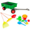 Zestaw wózek do ciągnięcia Wader + zestaw narzędzi ogrodniczych + zestaw do piasku